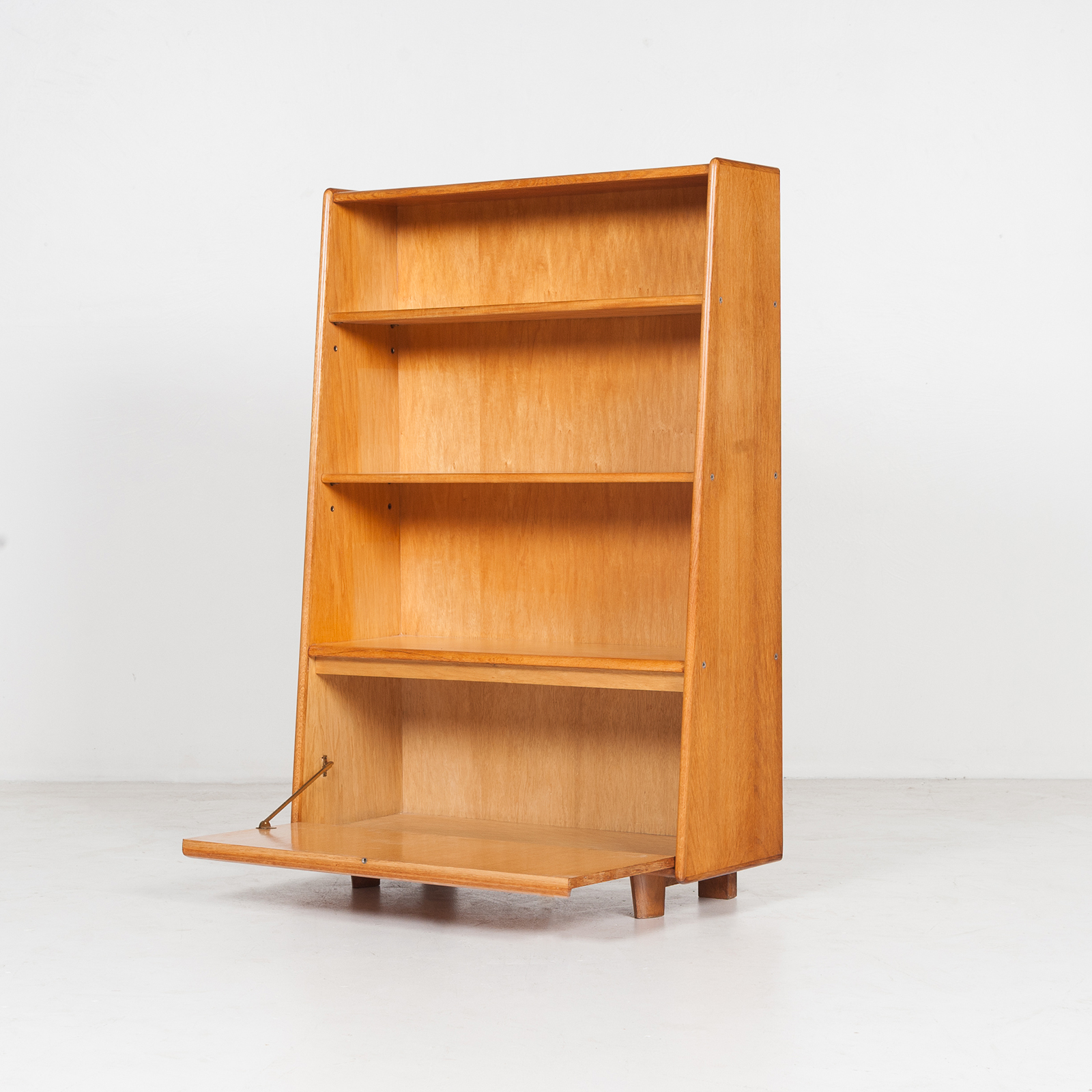 Model Be 03 Oak Series Bookcase By Cees Braakman For Pastoe, 1950s, The Netherlands 36