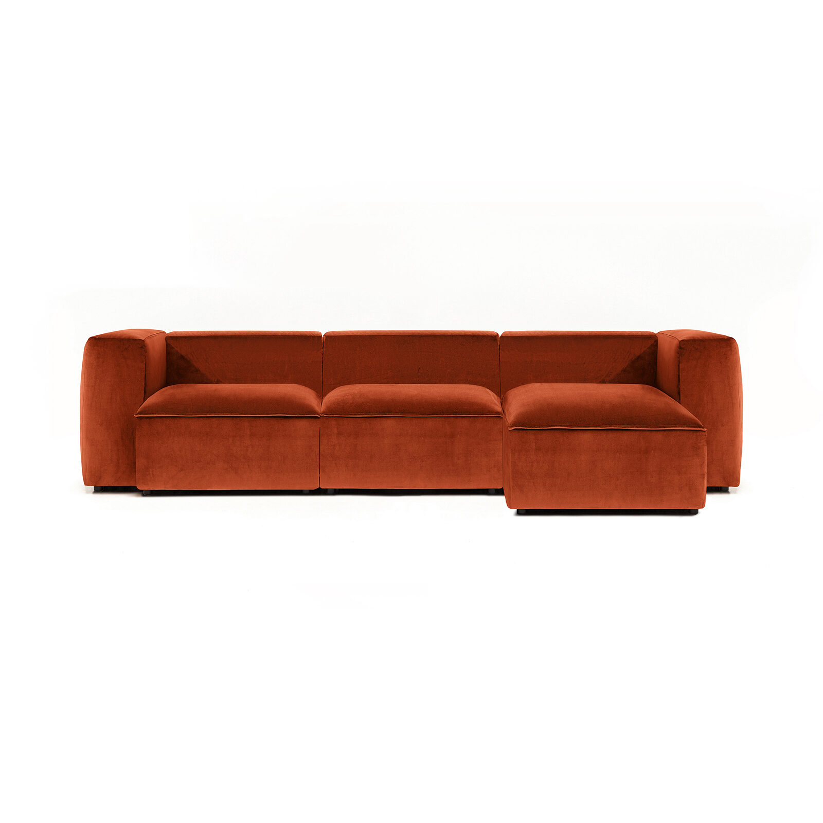 Permanent Future Easey Sofa 3 Seater Sectional Short Right Atelier Luxury Pf Sf Ea X3s R Al Front View Hero