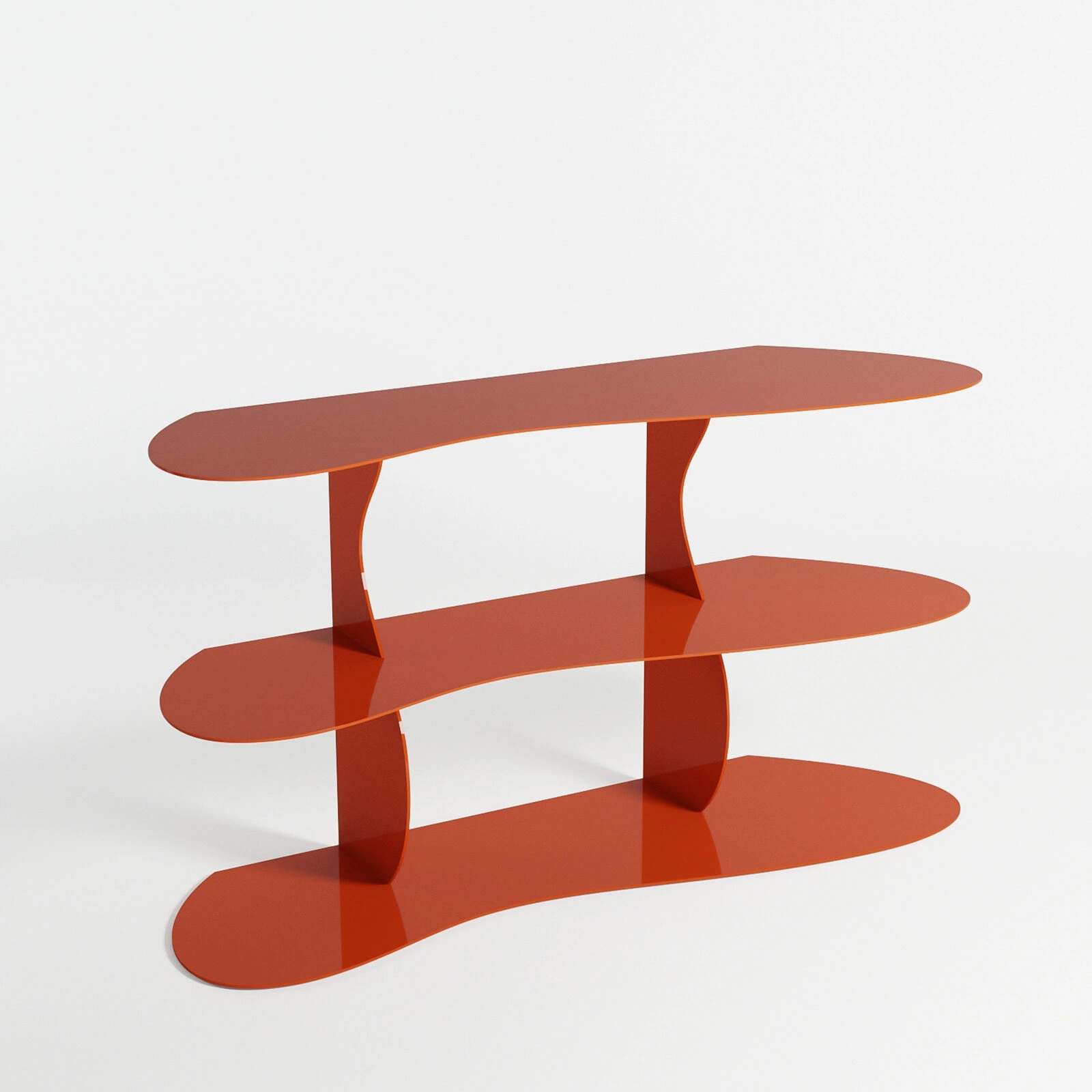 Smooth Console In Clay Orange By Nicole Lawrence Hero