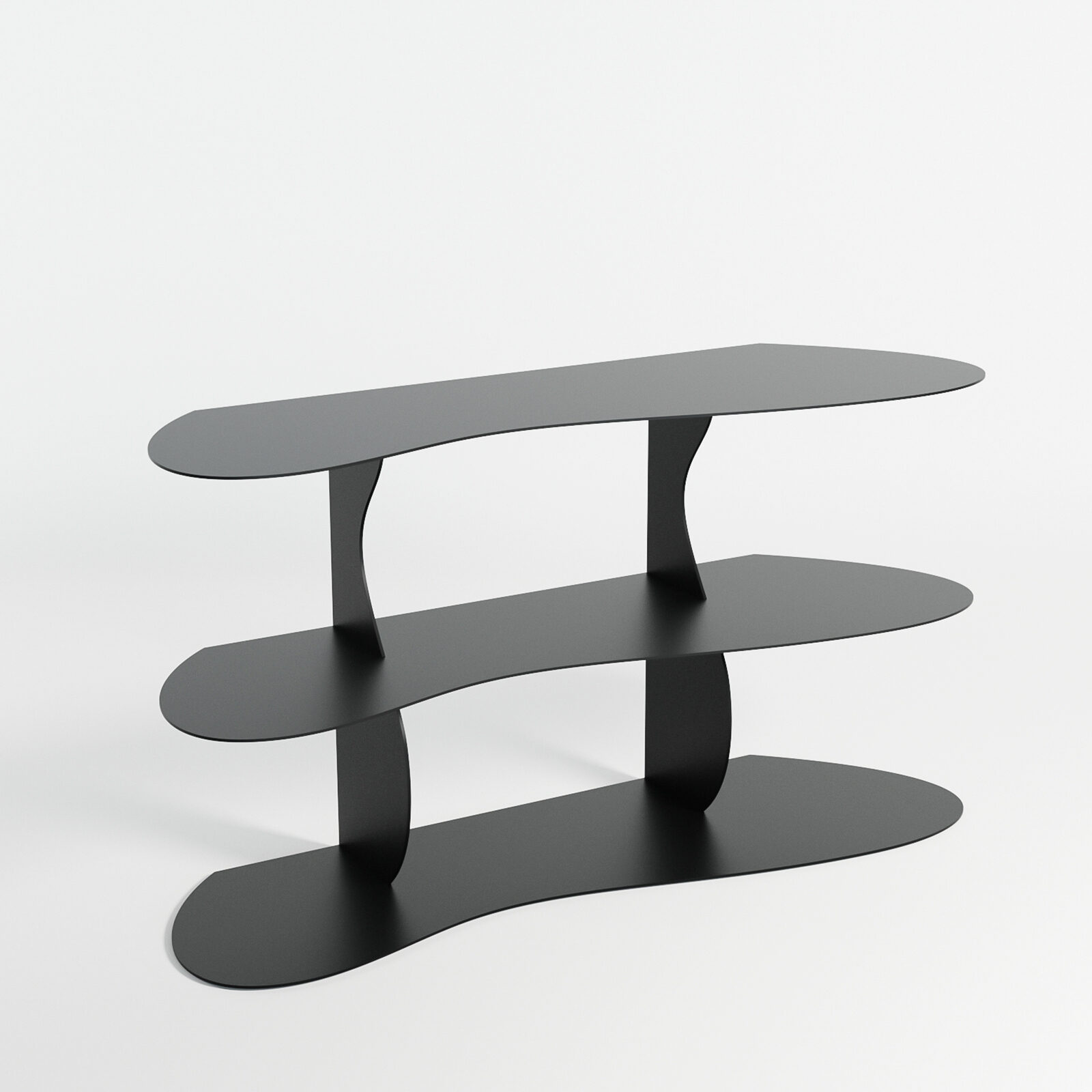 Smooth Console In Matte Black By Nicole Lawrence