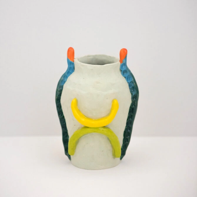 Elizabeth Lewis Khella Lolly Snake Vase Thumb