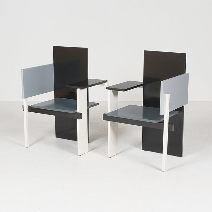 Berlin Chair After Gerrit Rietveld, 1970s, The Netherlands Thumb