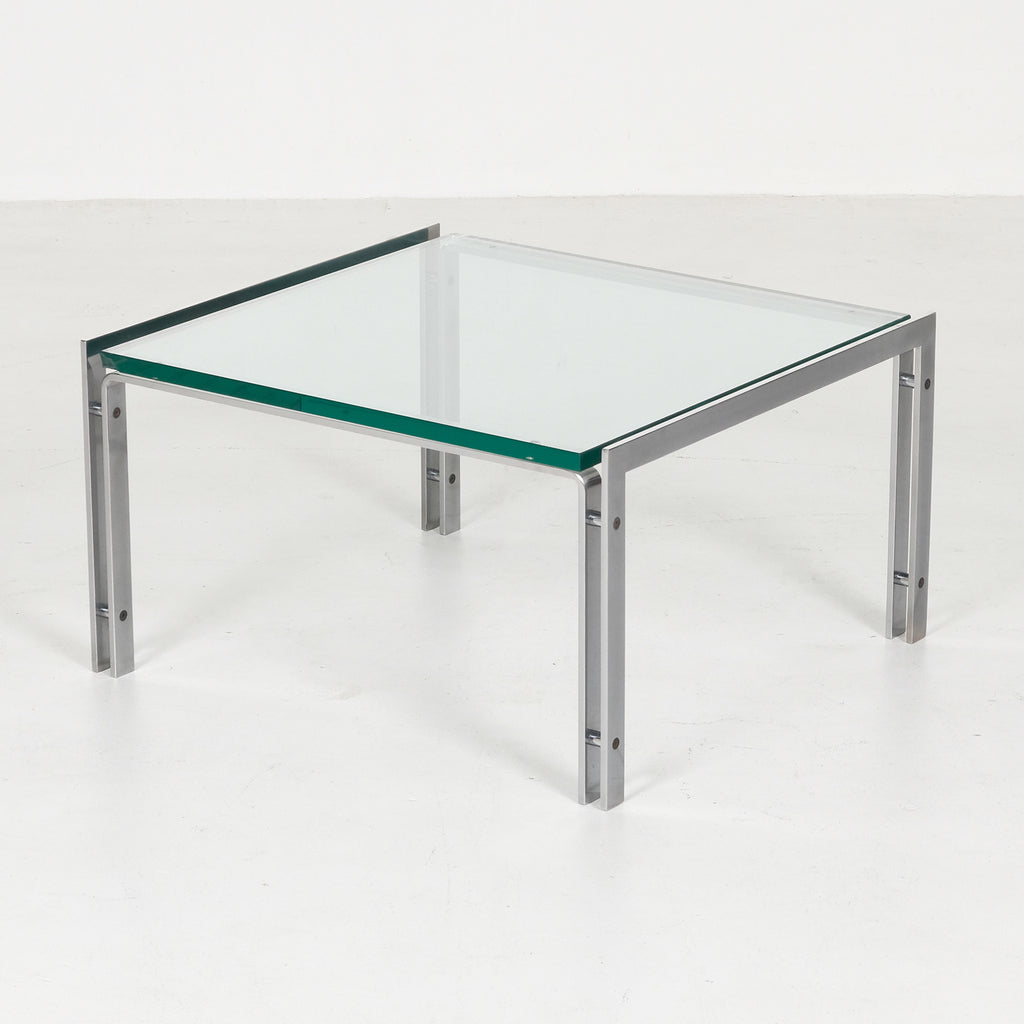M1 Coffee Table By Hank Kwint For Metaform In Chrome, 1970s, The Netherlands Hero